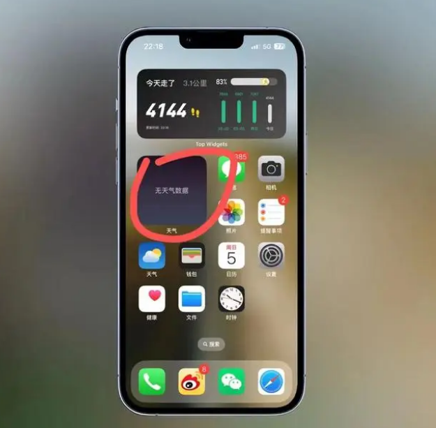 十月田镇苹果手机维修分享:iOS16主屏幕天气小组件无法正常工作怎么办？ 