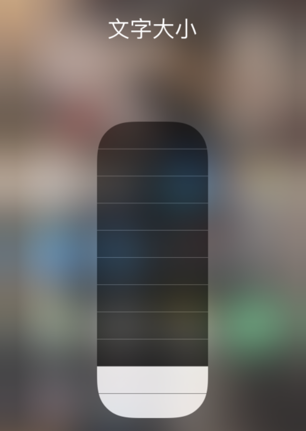 十月田镇苹果手机维修分享小技巧：在 iPhone 控制中心快速调节字体大小 